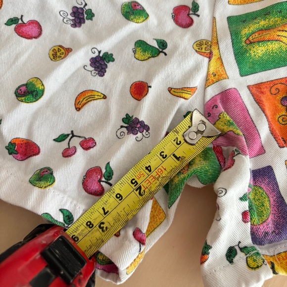 Vintage fruits shorts 100% cotton 12T - Picture 8 of 8